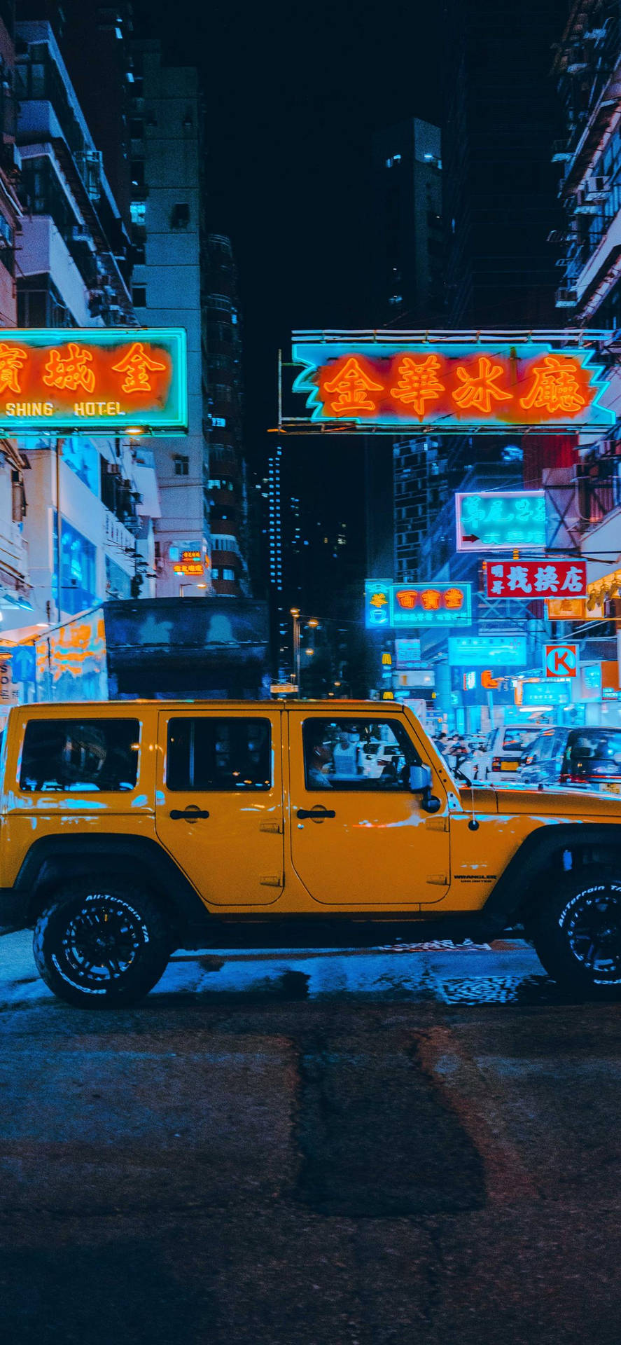 Iphone X Car Jeep Wrangler Unlimited Wallpaper
