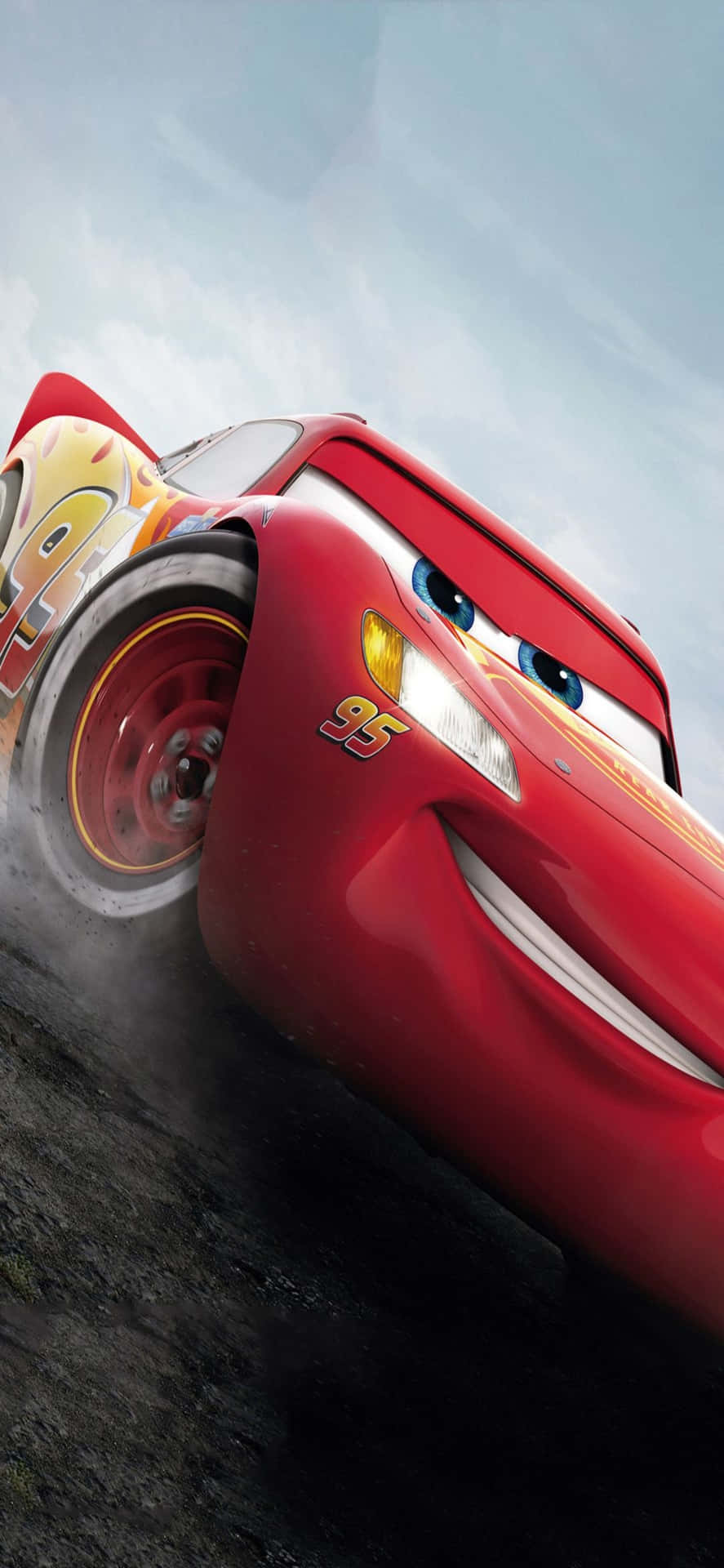 Animated Protagonist McQueen Iphone X Cars Background