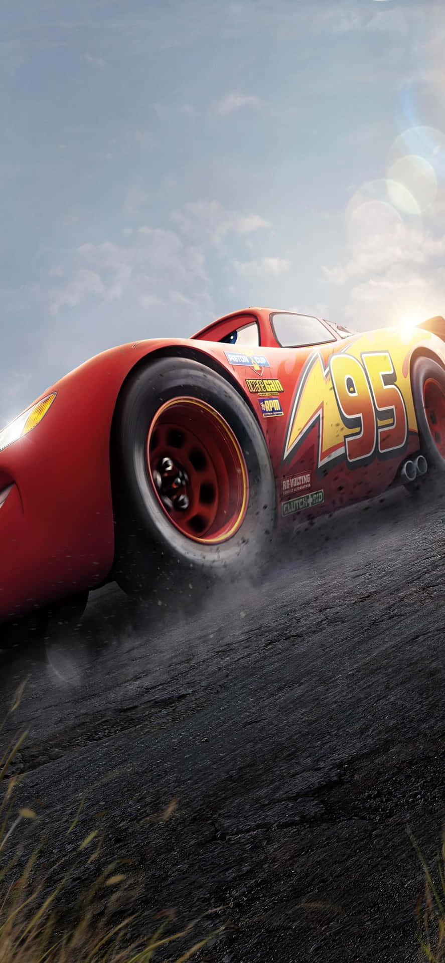 Lightning McQueen Racer Iphone X Cars Background