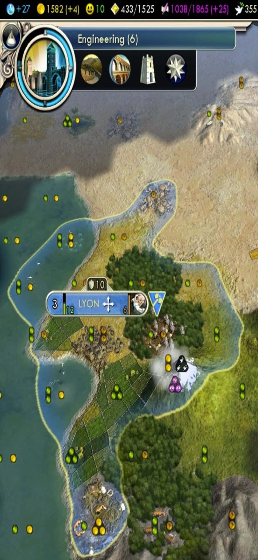 Play the classic turn- based strategy game Civilization V on your Iphone X