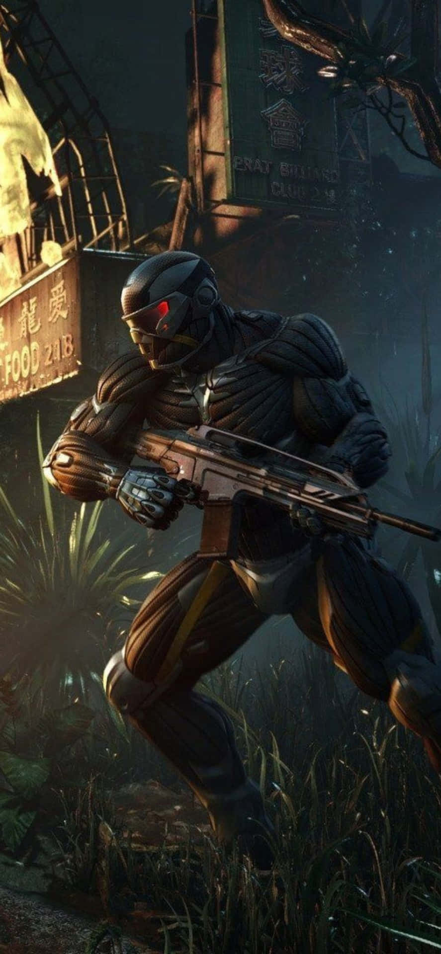 Experience a thrilling adventure on your iPhone X with Crysis 3