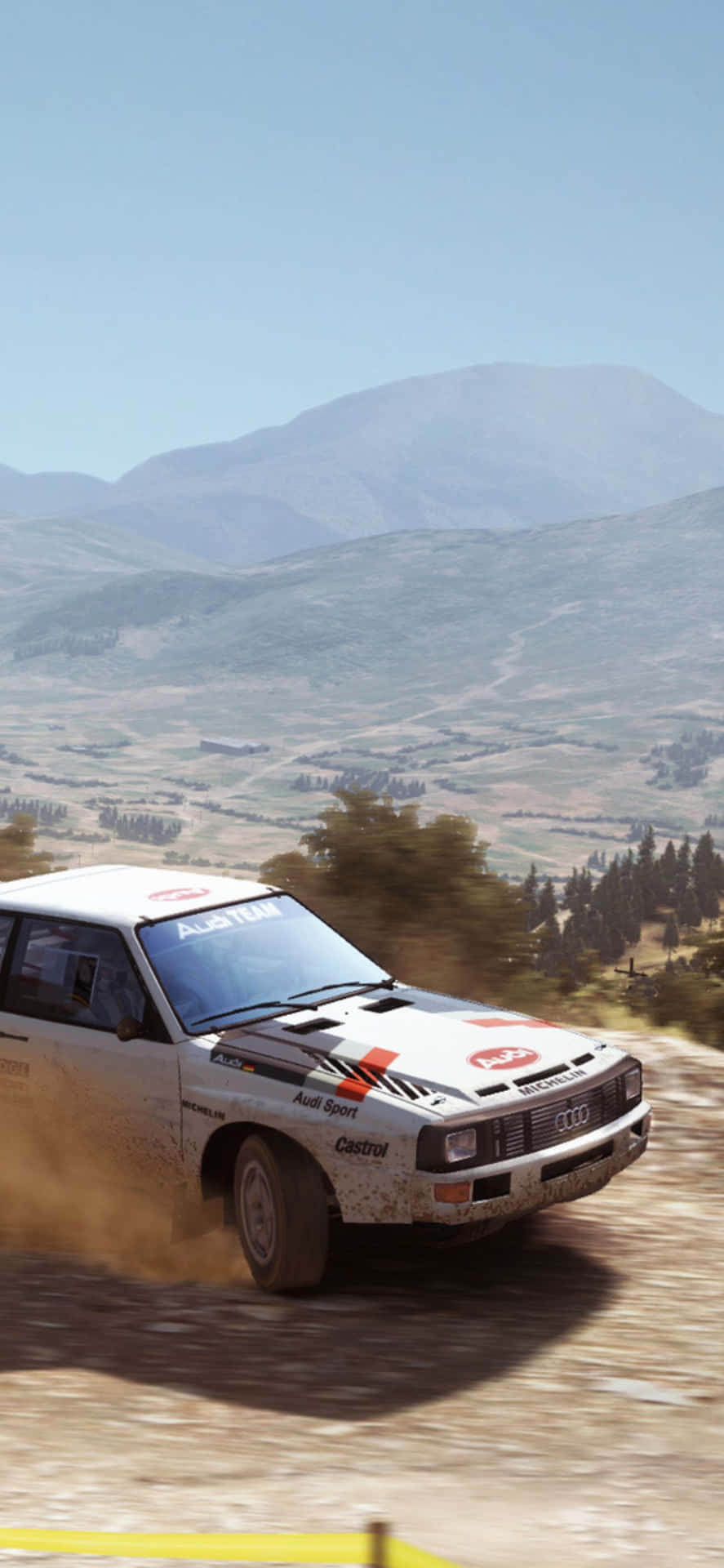 Disfrutade La Emoción De Las Carreras Con Iphone X Dirt Rally