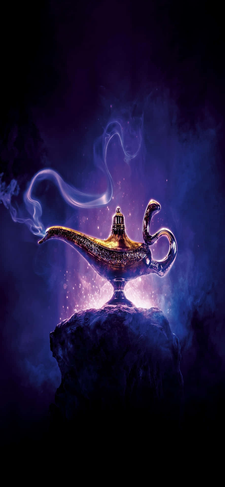 Iphone X Disney Background Aladdin Lamp