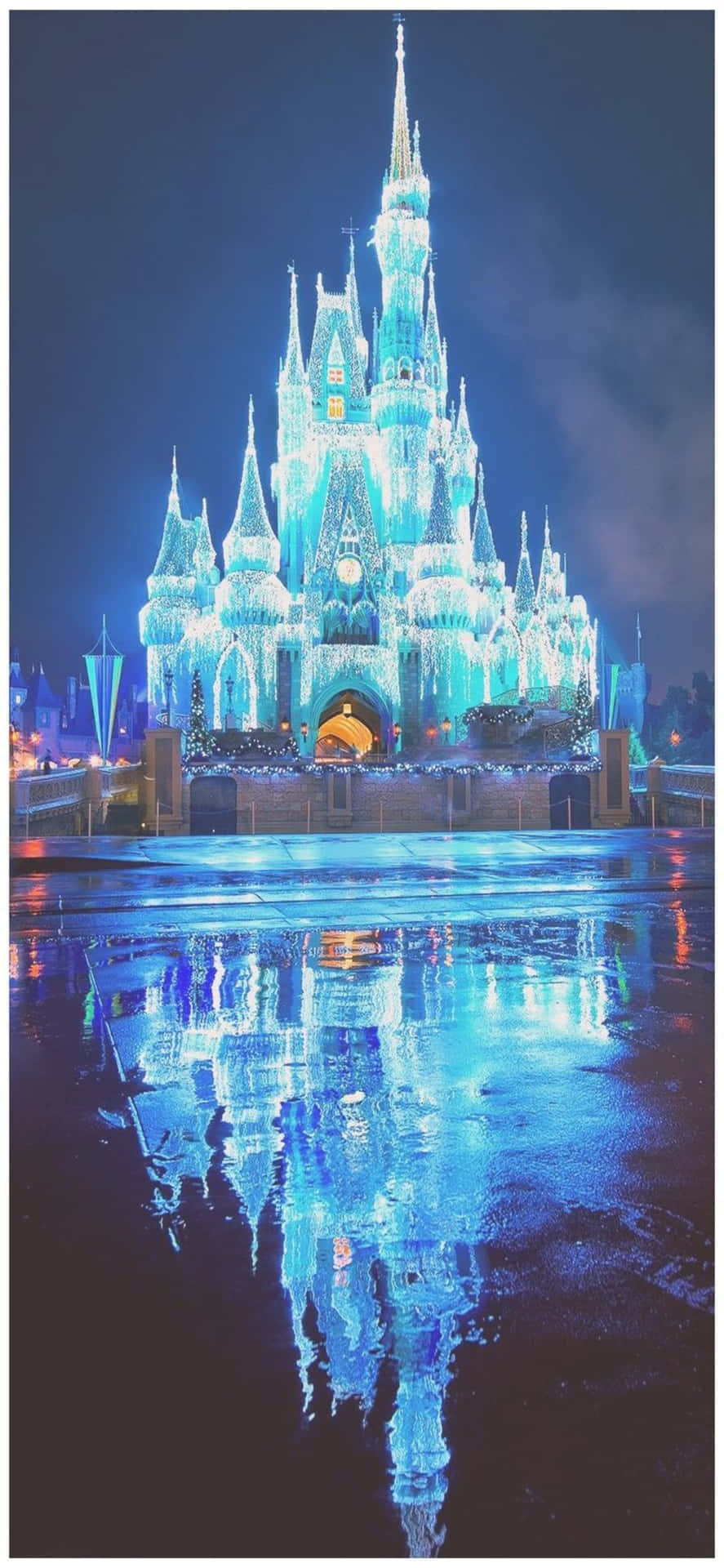 Iphone X Disney Background Castle Shining