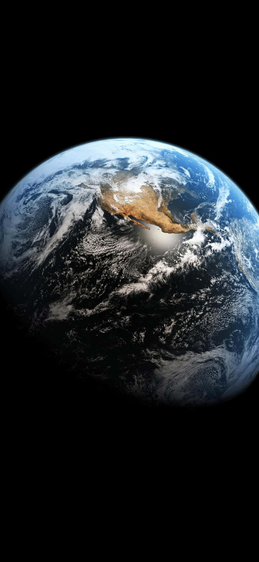 Iphone X Spherical Earth Wallpaper