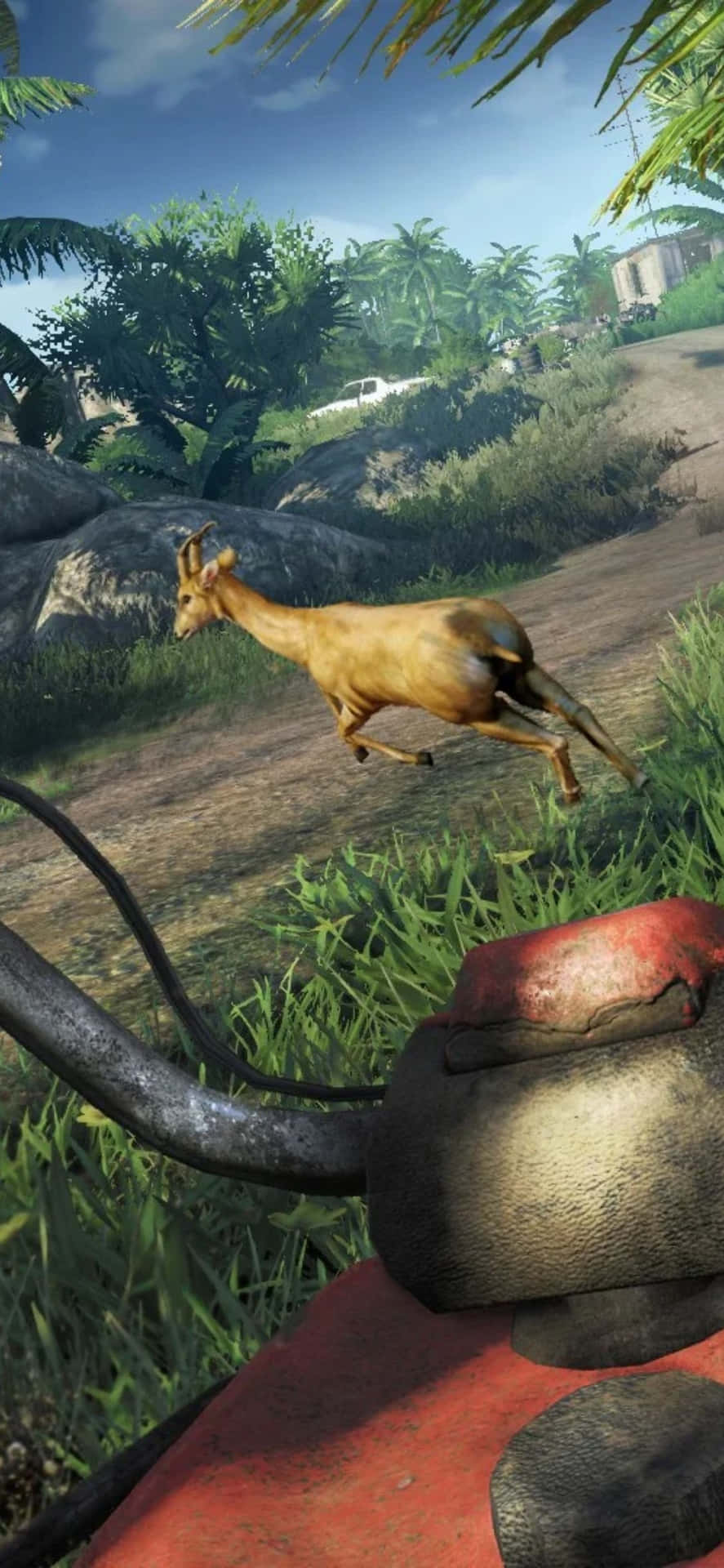 iPhone X Far Cry 3 Deer Running Background