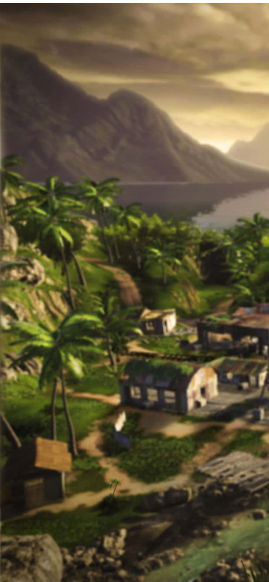 Sfondodel Villaggio Di Far Cry 3 Per Iphone X.