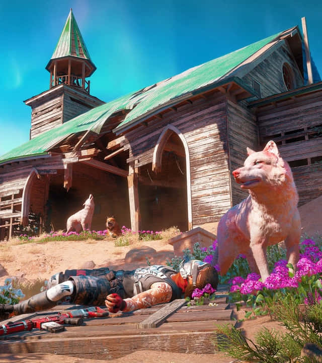 Far Cry New Dawn provides a dramatic backdrop for your Iphone X.