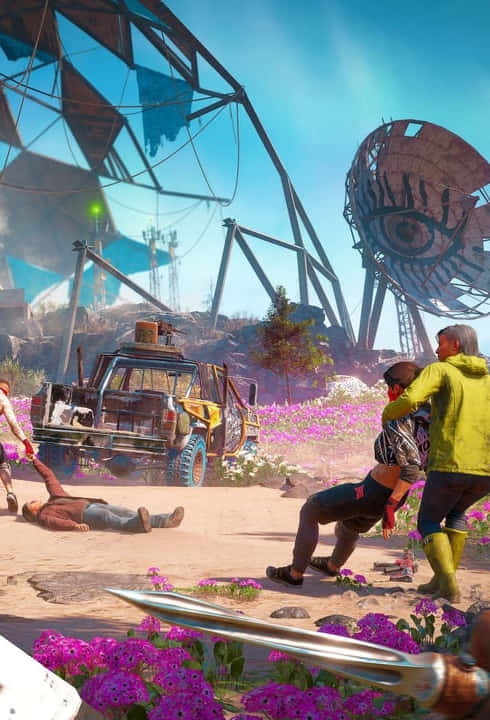 Immerse yourself in a thrilling world of action with Far Cry New Dawn on Iphone X.
