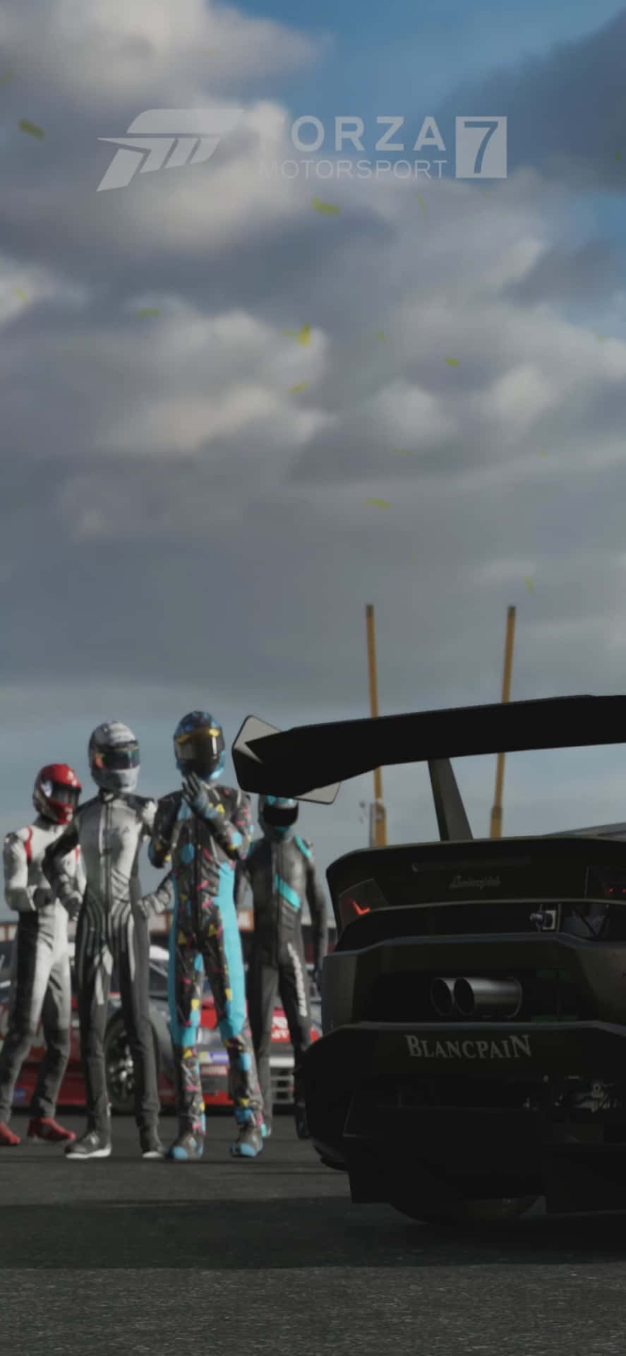 Rideriphone X Bakgrundsbild Från Forza Motorsport 7.