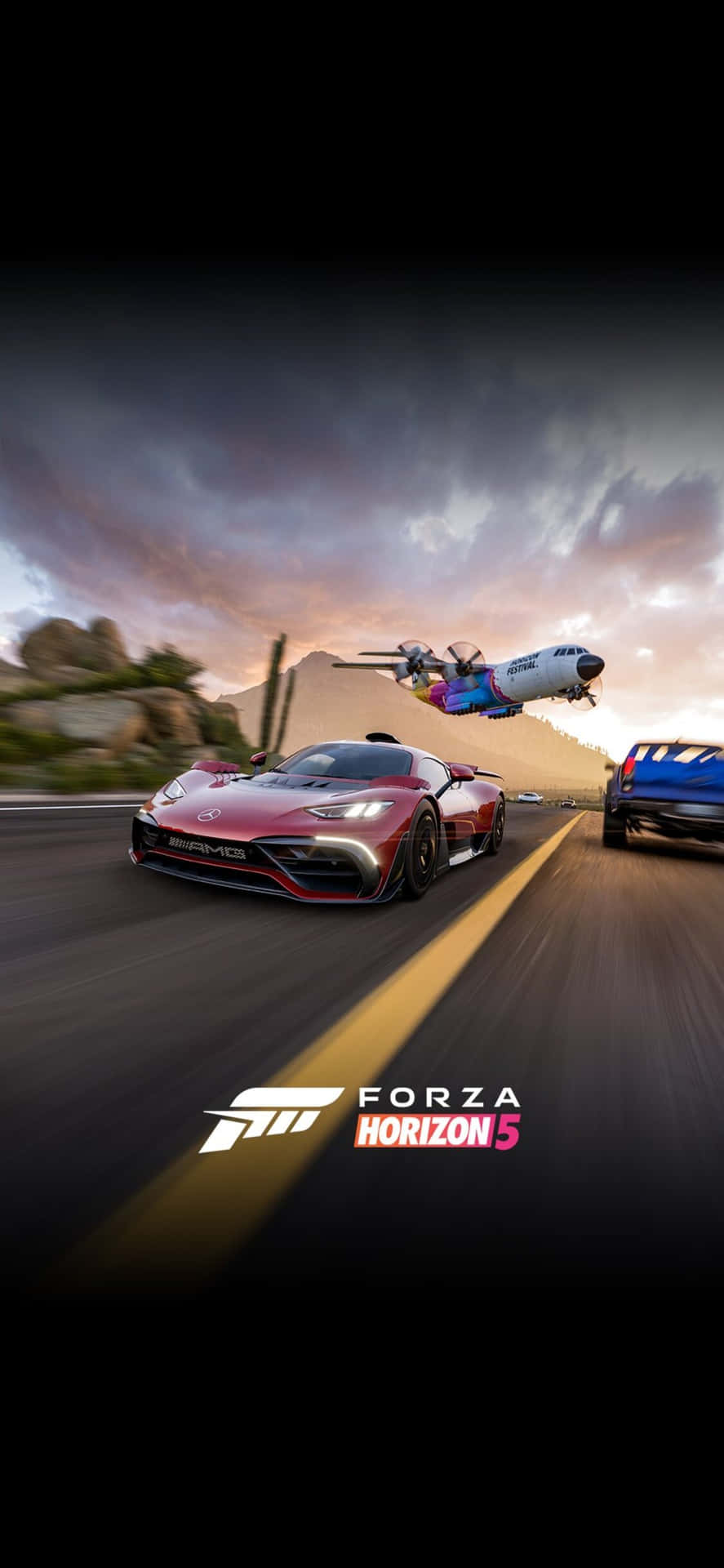 Flygplaniphone X Forza Motorsport 7 Bakgrundsbild.