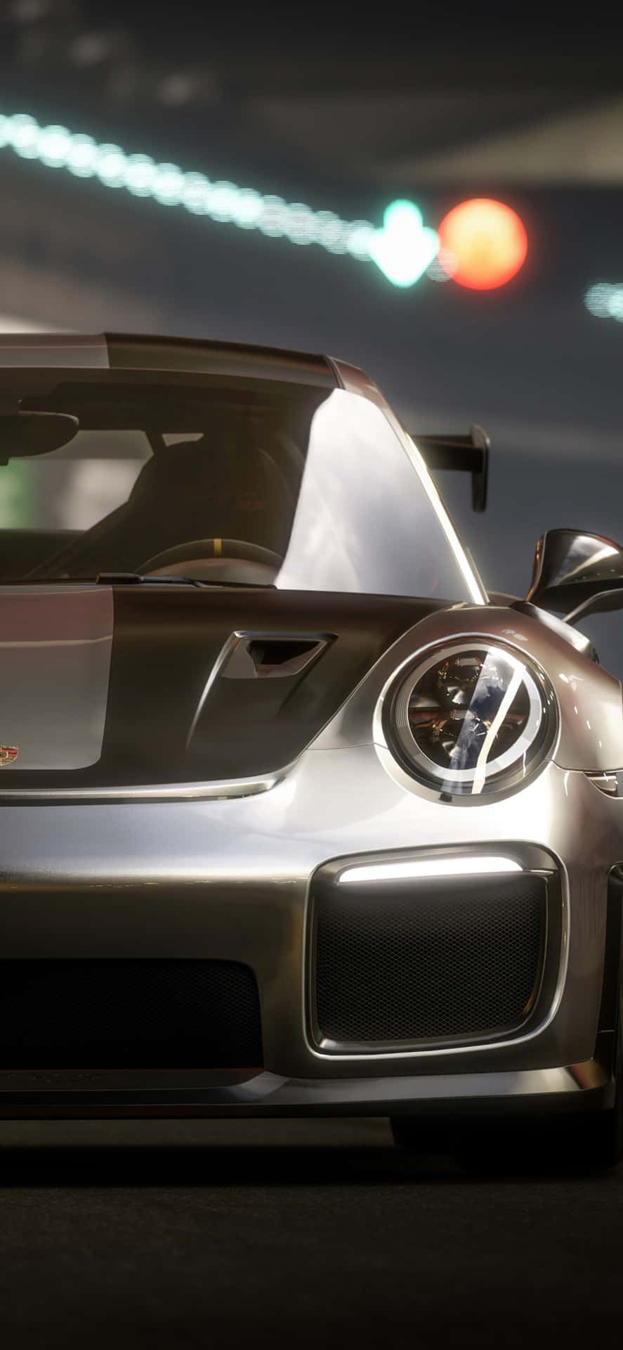 Iphonex Bakgrund Med Porcshe 911 Och Forza Motorsport 7.