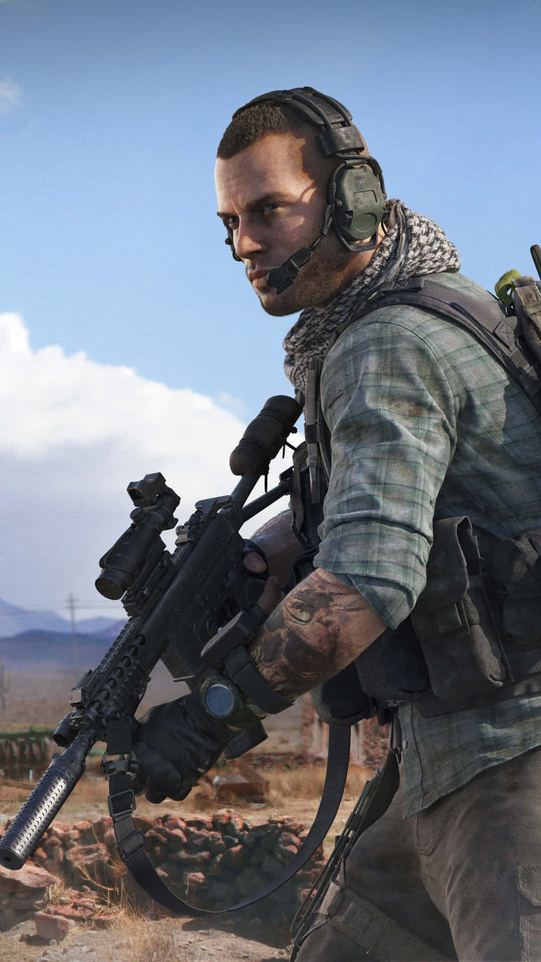 Character Holt iPhone X Ghost Recon Wildlands Background