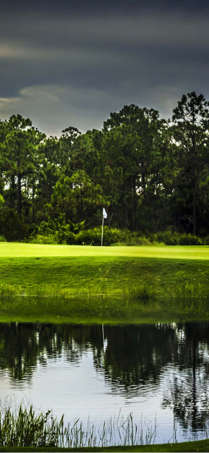 Enjoy a round of golf against a beautiful landscape