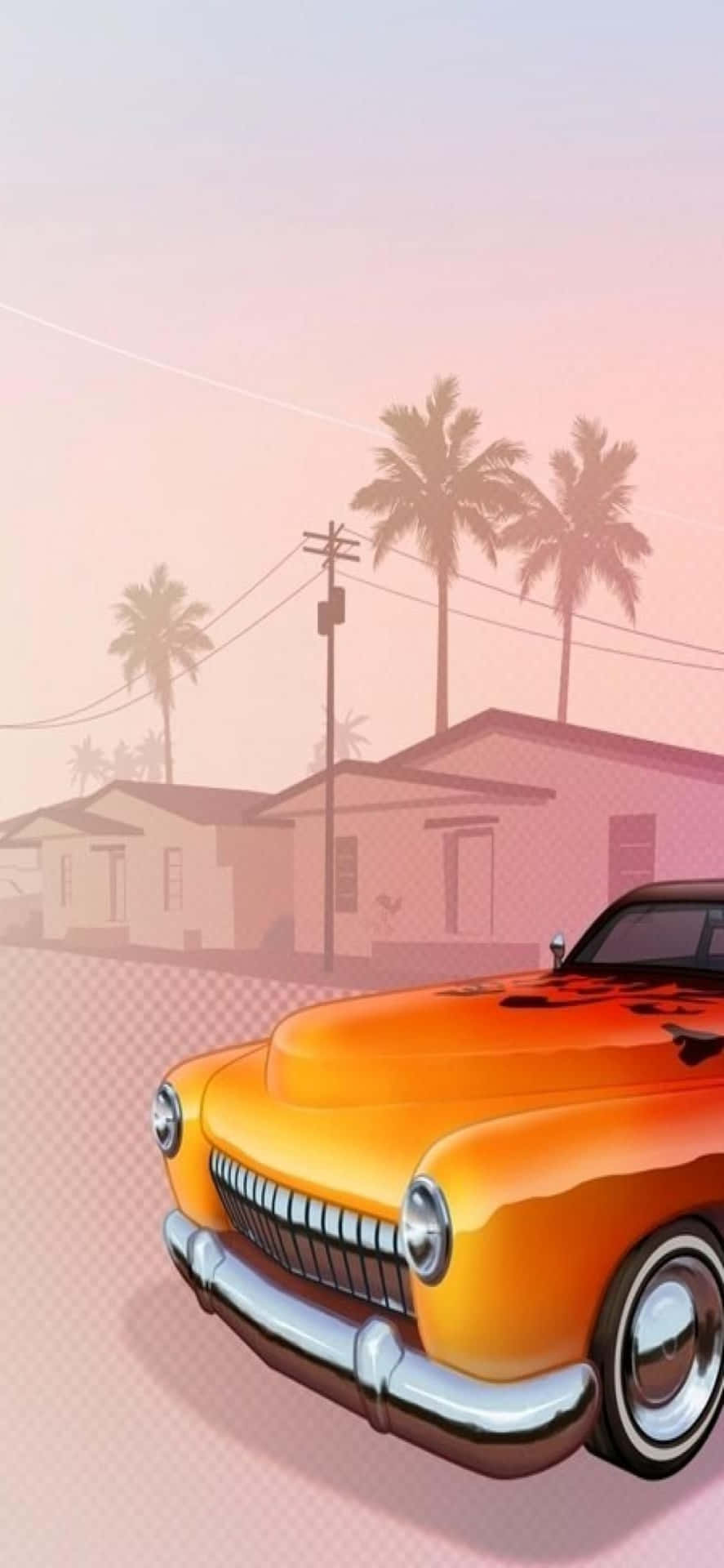 Iphone X Grand Theft Auto V Background&Car