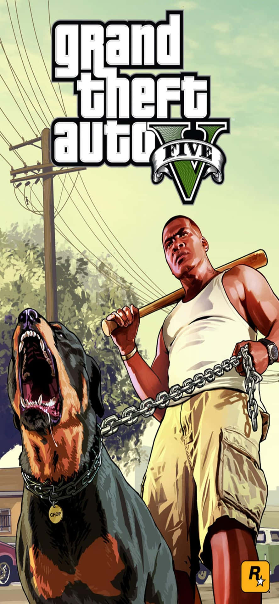 Iphone X Grand Theft Auto V Background Franklin&Chop