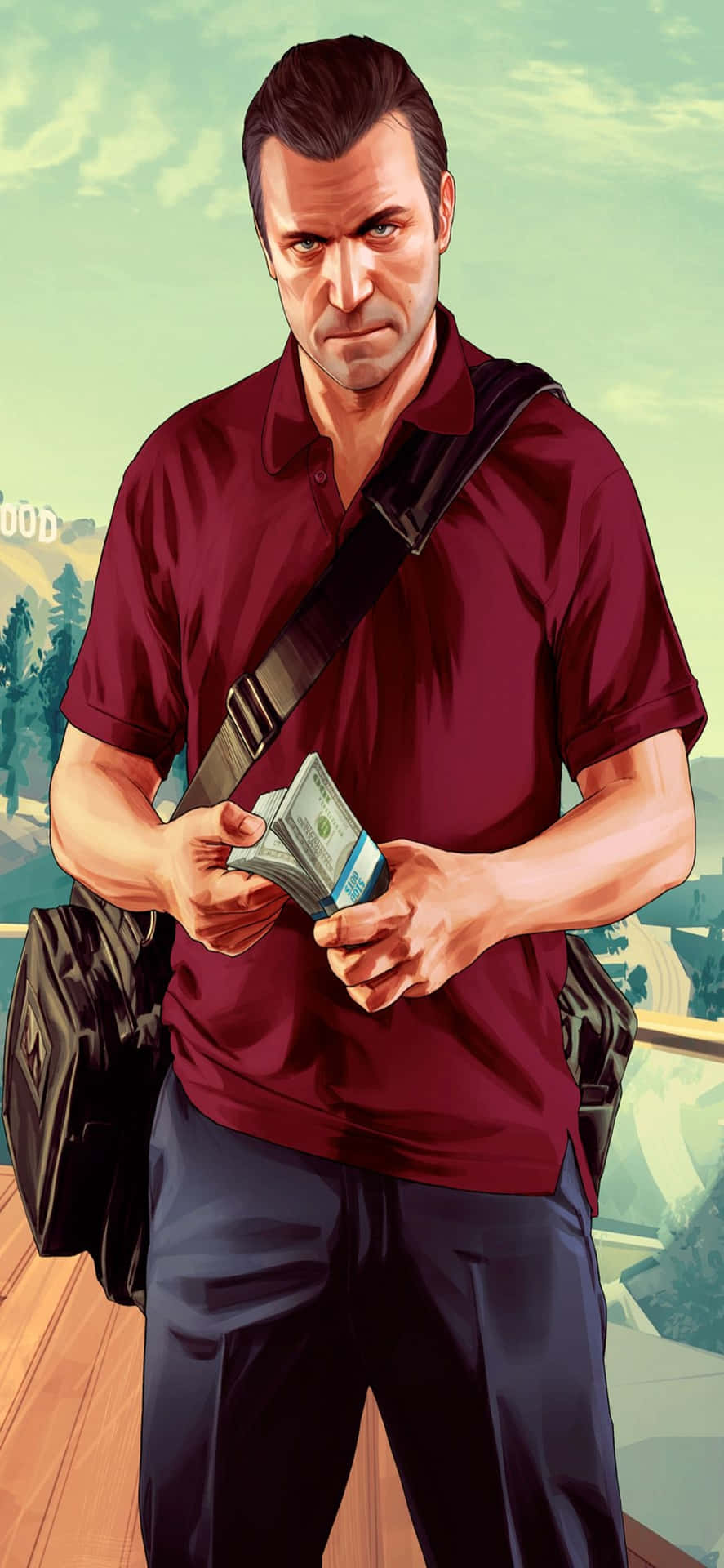 Iphone X Grand Theft Auto V Background&Michael