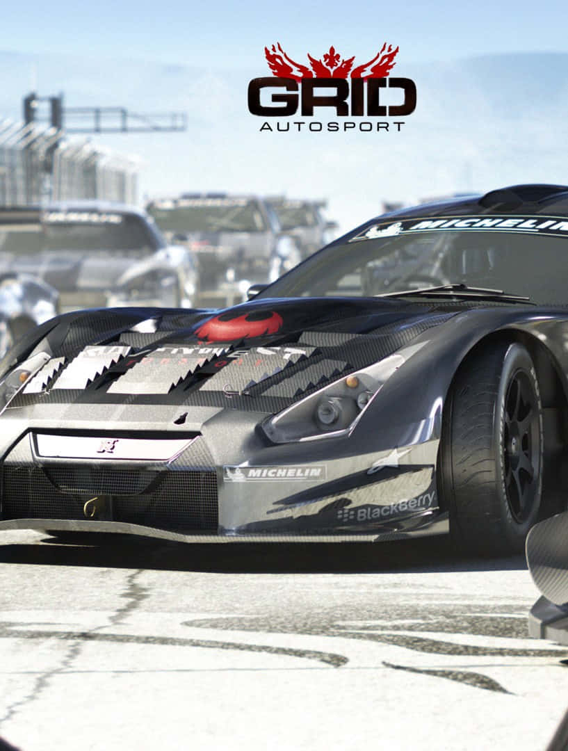 Iphone X Grid Autosport Background & Logo 817 x 1080 Background