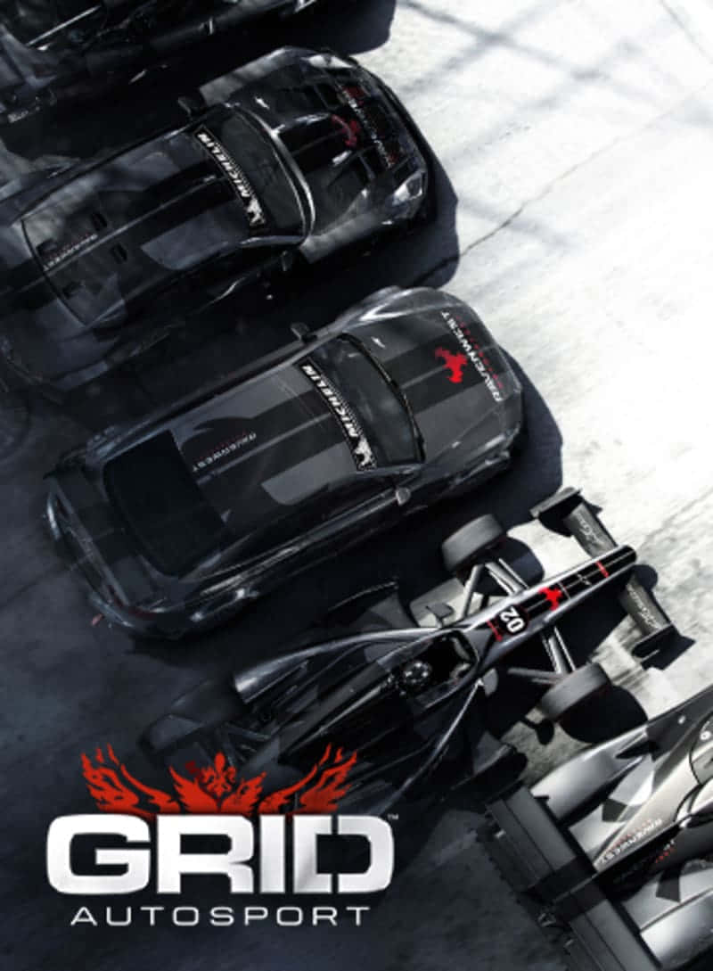 Iphone X Grid Autosport Background Promotion Poster Background