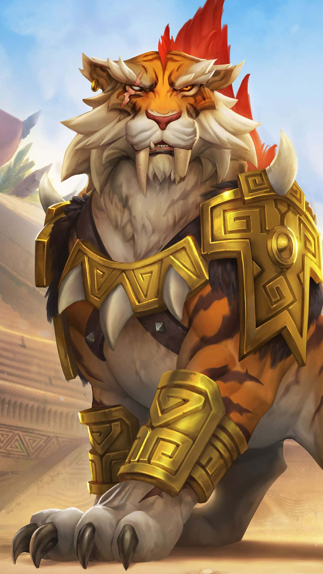 iPhone X Hearthstone Background Shrivallah The Tiger