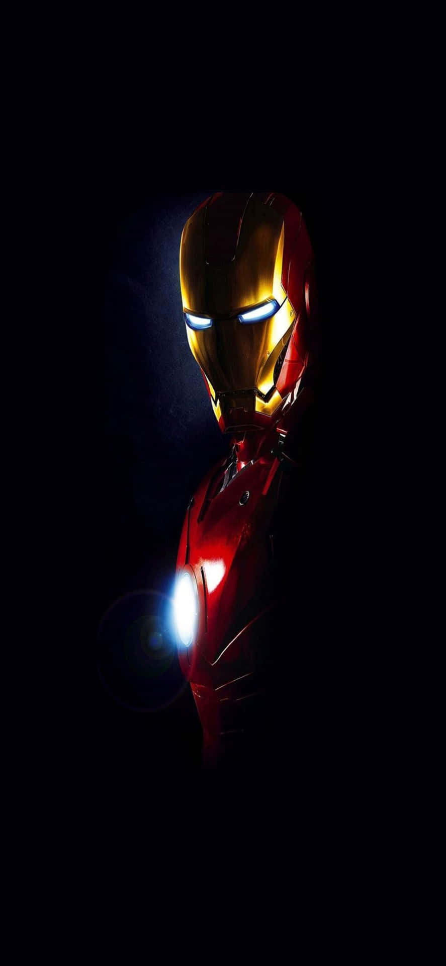 Iphone X Iron Man Baggrund Iron Man I Skyggerne