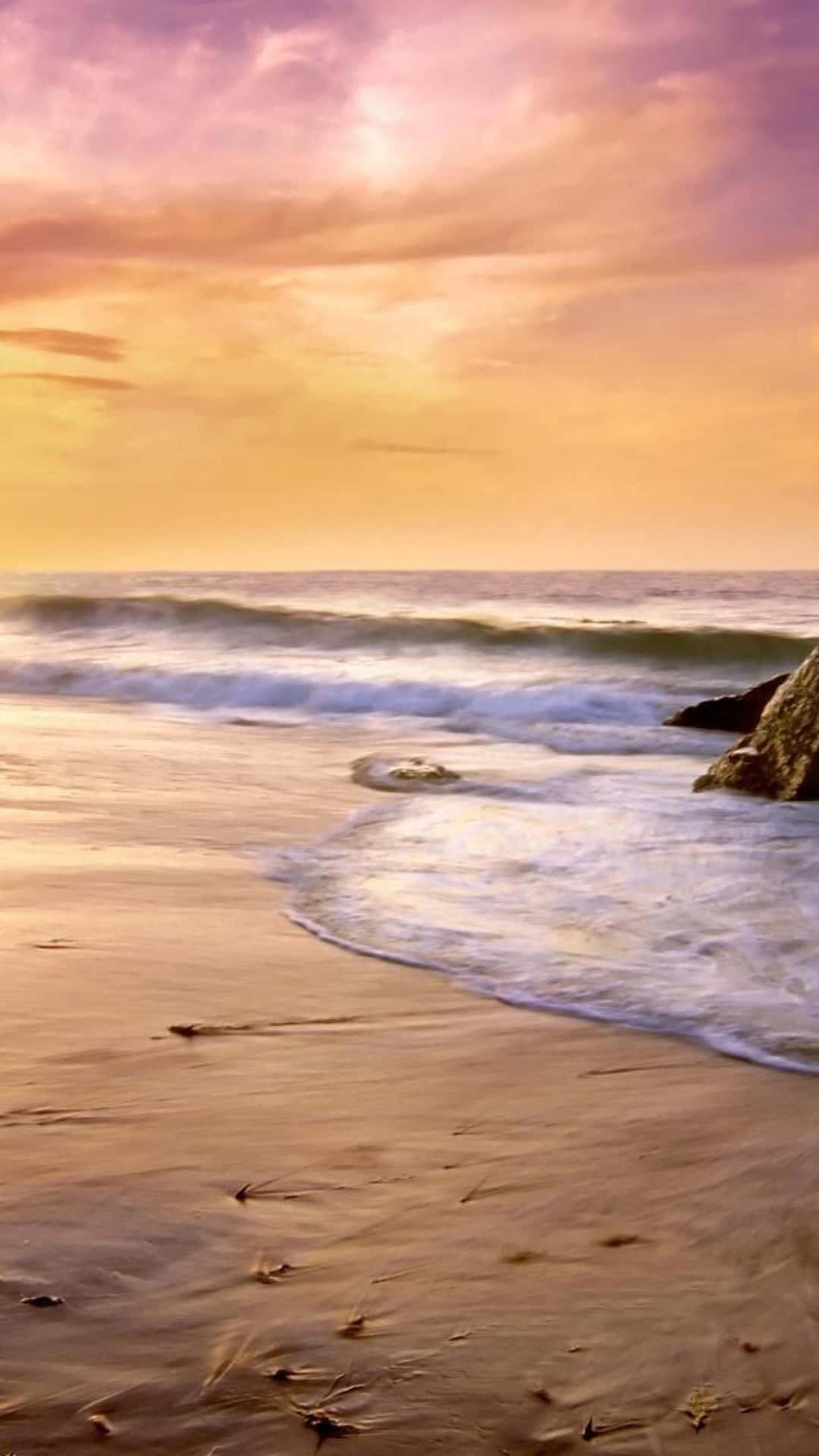 Iphone X Malibu Background Sunset In Zuma Beach