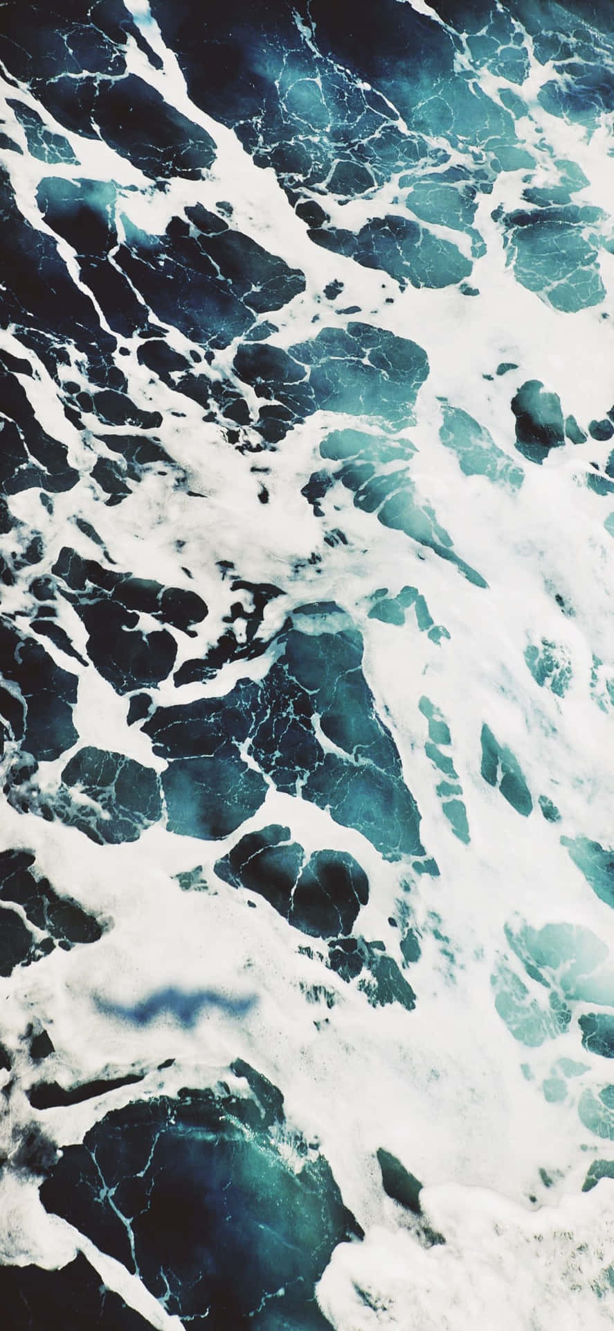Waving Ocean iPhone X Marble Background