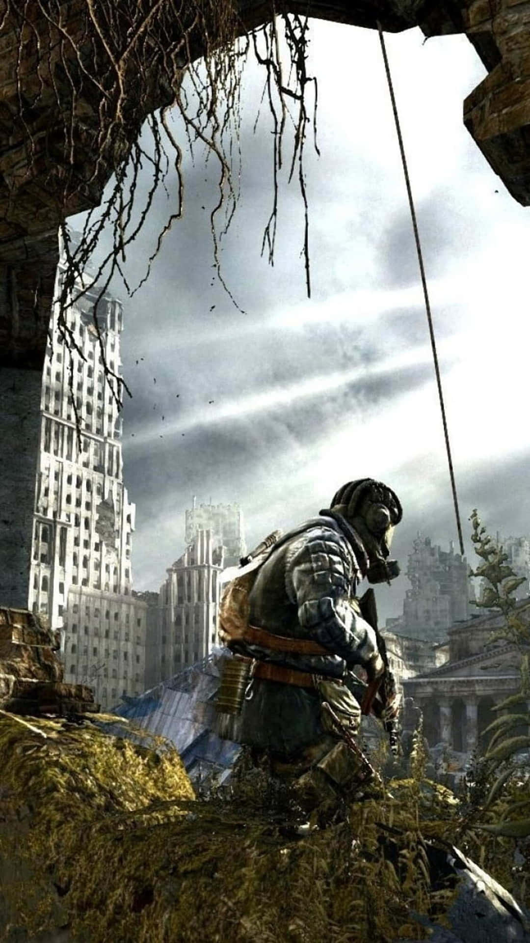 Military Soldier Iphone X Metro Last Light Background