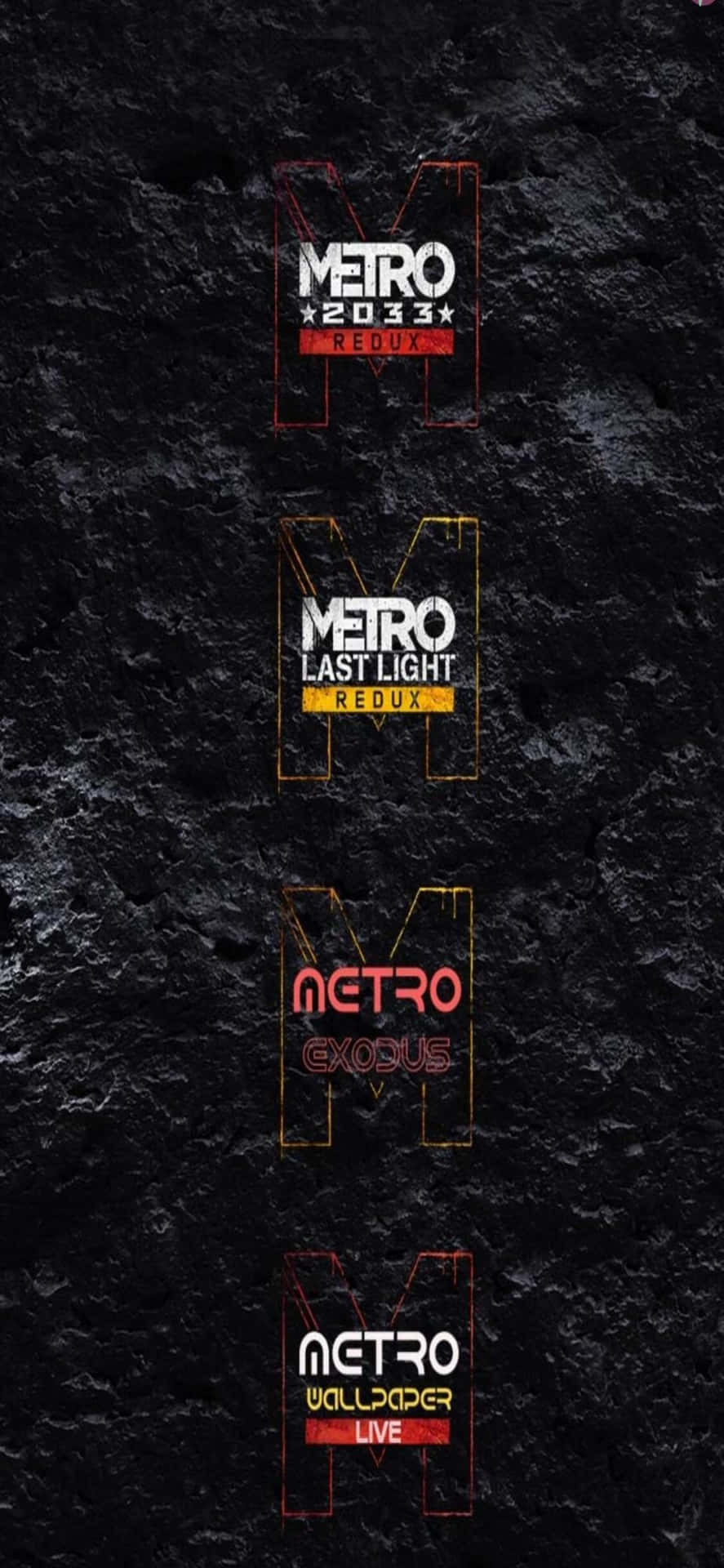 Metrospelens Sortiment Iphone X Metro Last Light-bakgrund.