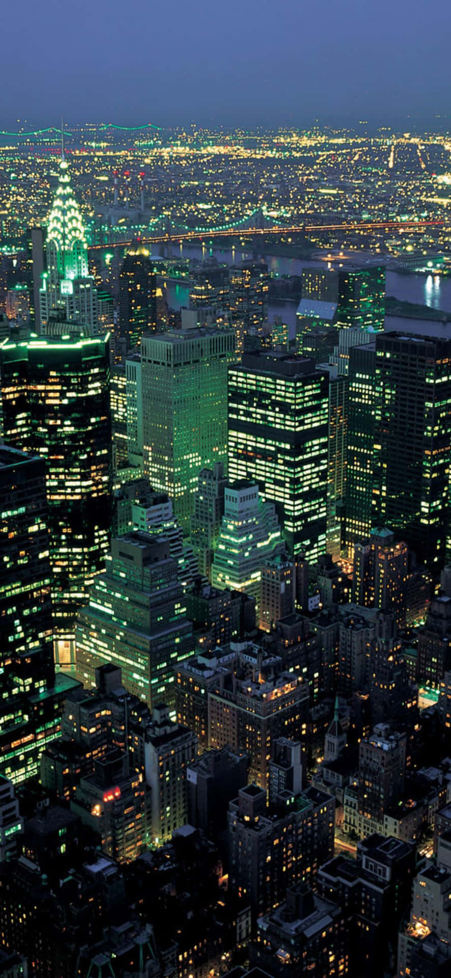 Utsiktöver New Yorks Skyline Från Iphone X