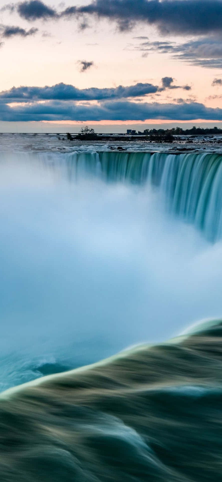 Sfondoper Iphone X Del Canada Con Le Cascate Del Niagara
