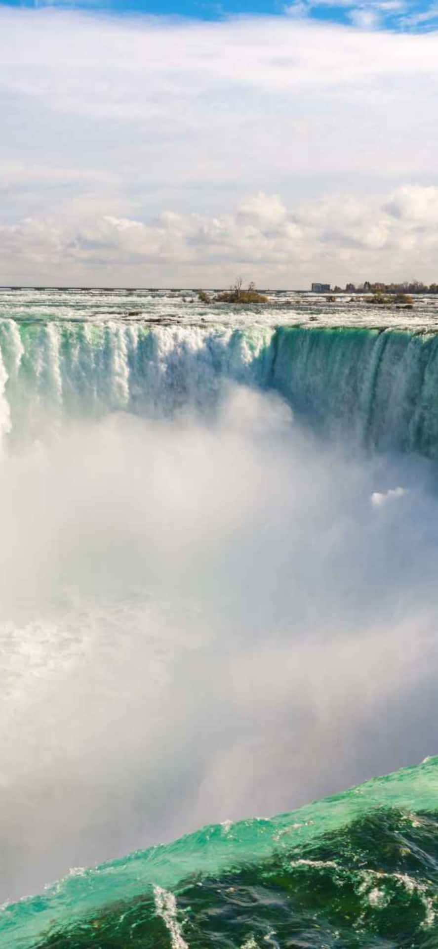Sfondodi Destinazione Delle Cascate Del Niagara Per Iphone X