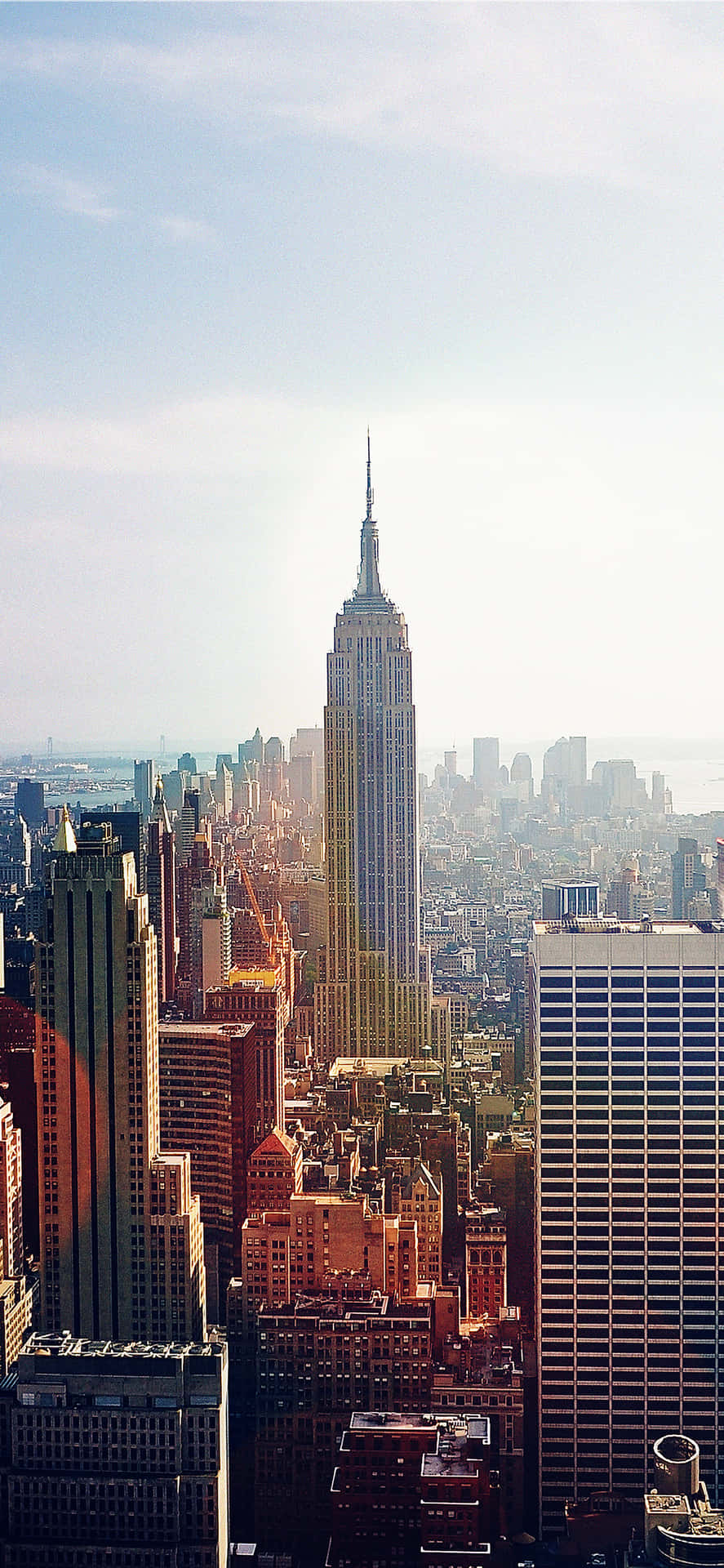 Iphonex Hintergrund: New York City Morgen