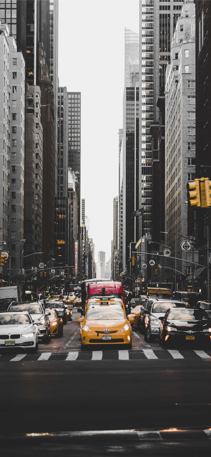 Iphonex Hintergrundbild Von Midtown Manhattan In New York City.