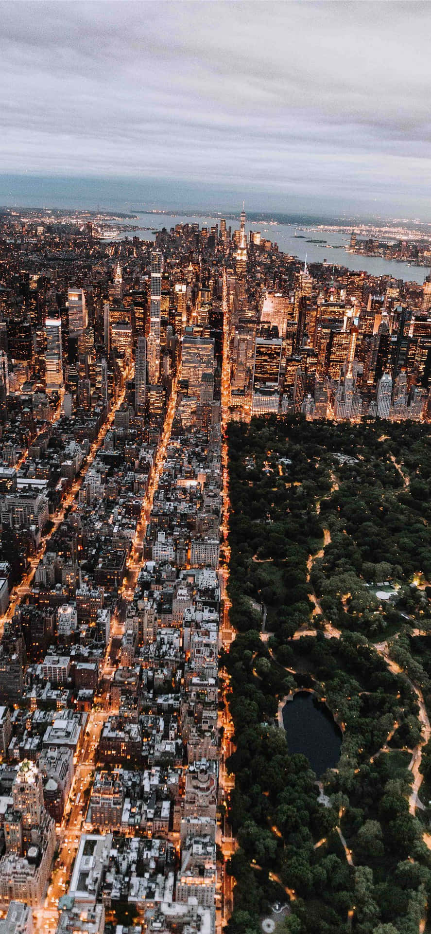 Iphonex Hintergrundbild Von Central Park In New York City.