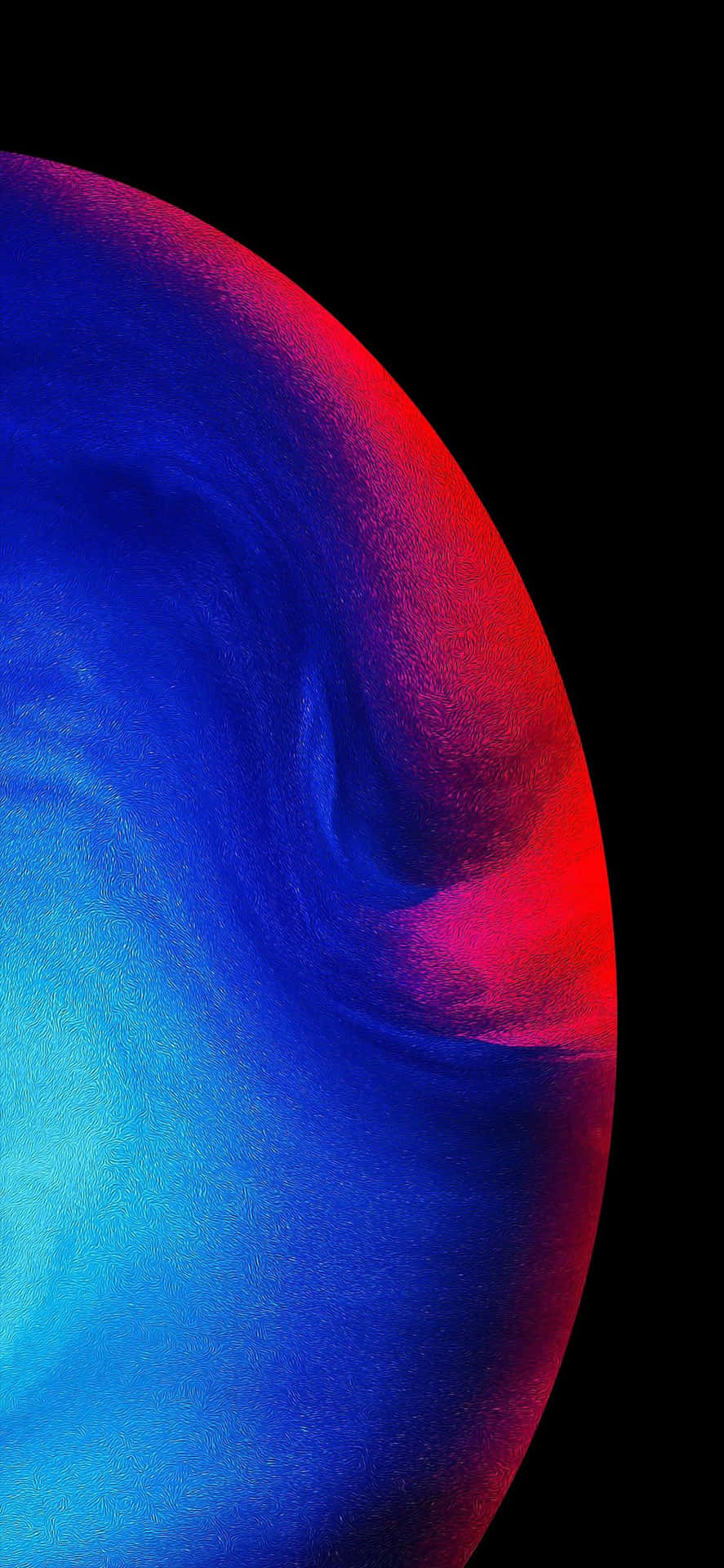 A Blue And Red Swirl