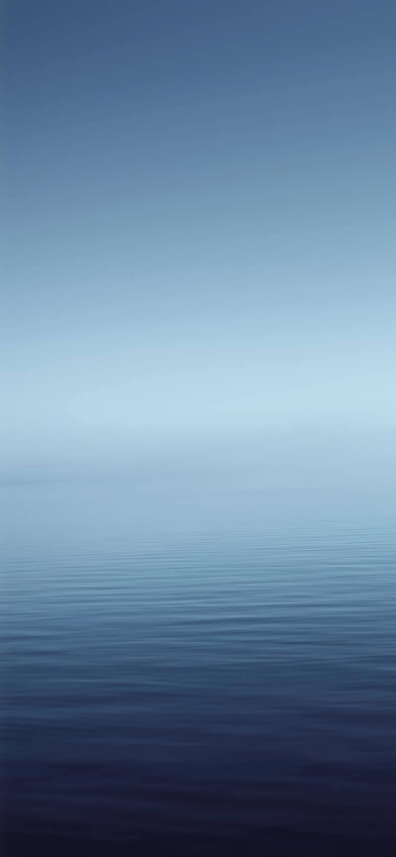 iPhone X Original Blue Sea Wallpaper