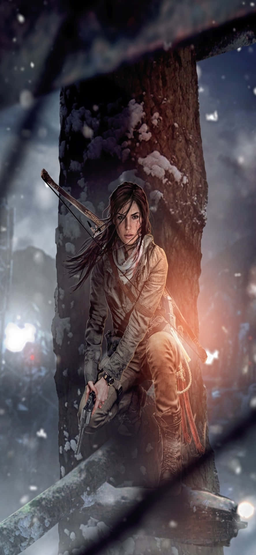 Iphone X Rise Of The Tomb Raider Background 1125 X 2436 Background