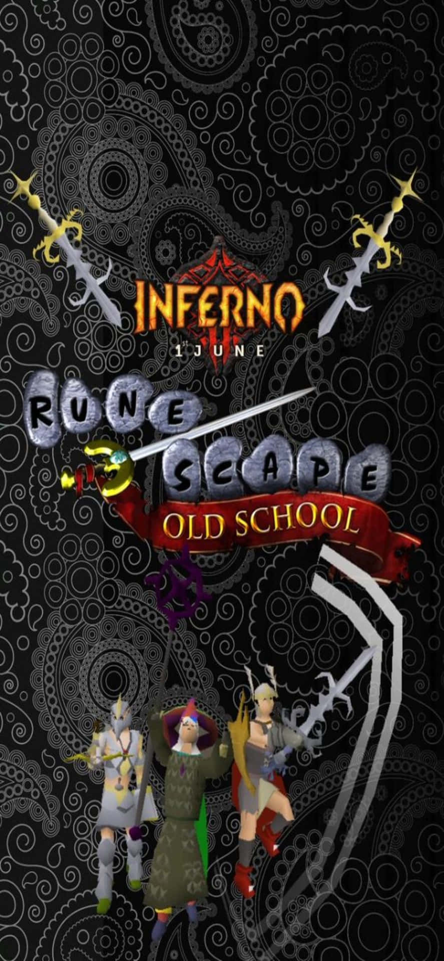 Inferno With Iphone X Runescape Oldschool Background
