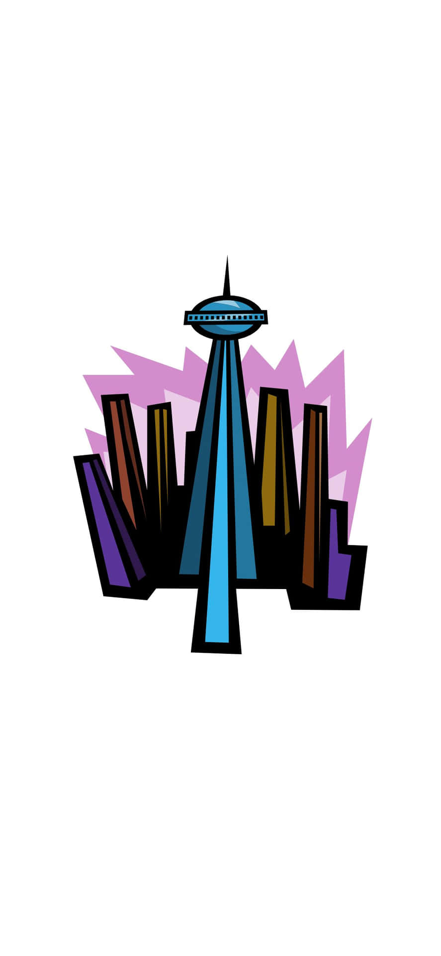 Nyd en malerisk udsigt over Seattle fra din Iphone X.