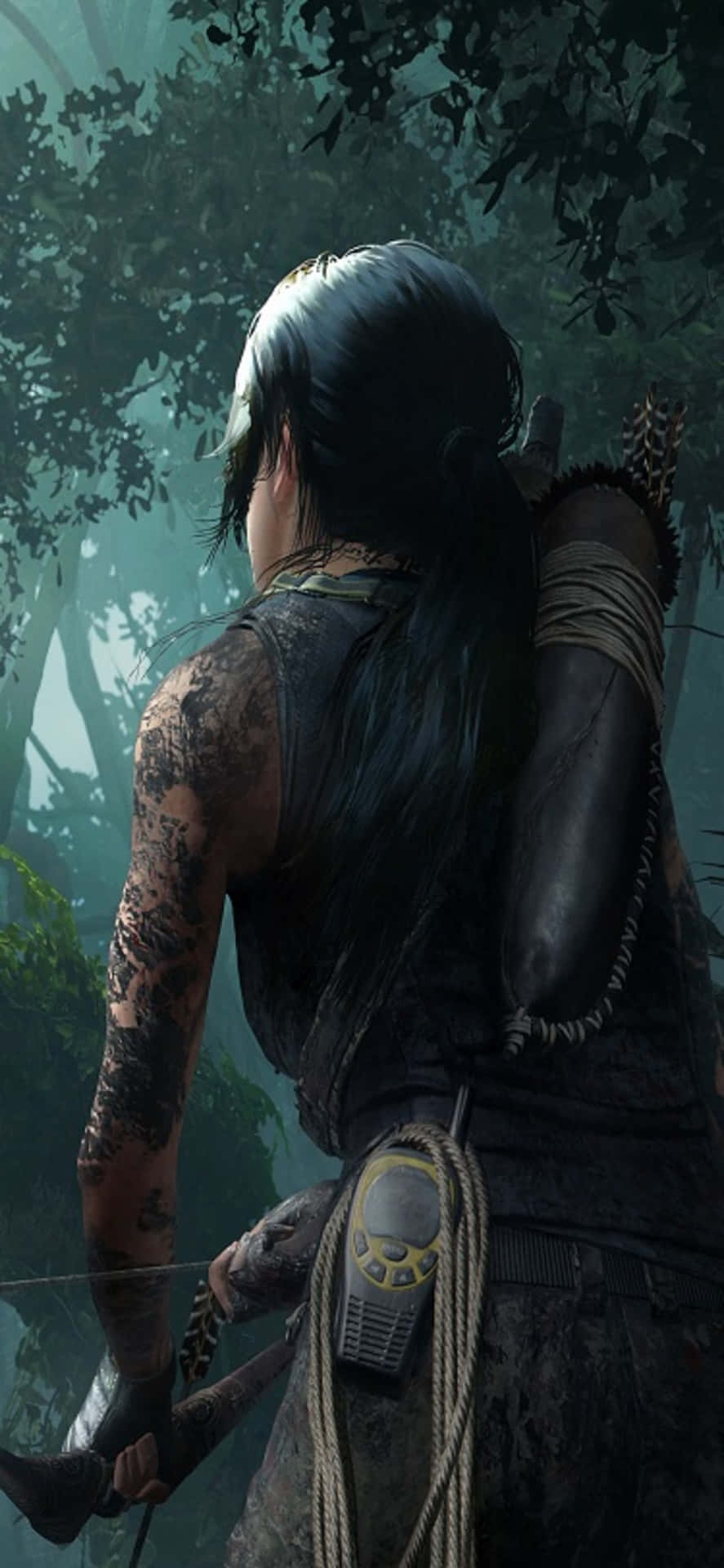 Upptäckhemligheterna I Shadow Of The Tomb Raider Med En Iphone X.
