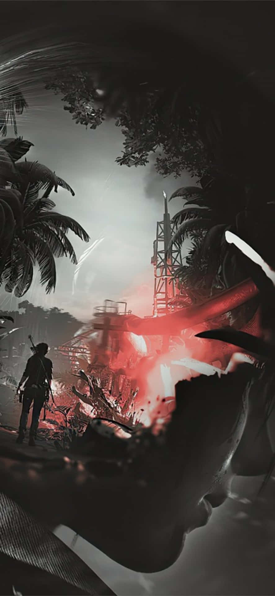 Entdeckeunerforschtes Terrain In Shadow Of The Tomb Raider.