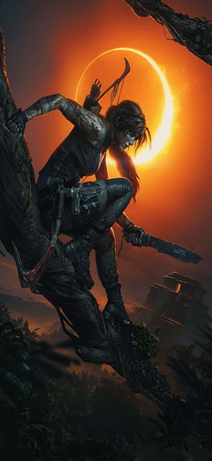 Raised Knife by Lara Croft | Shadow of the Tomb Raider