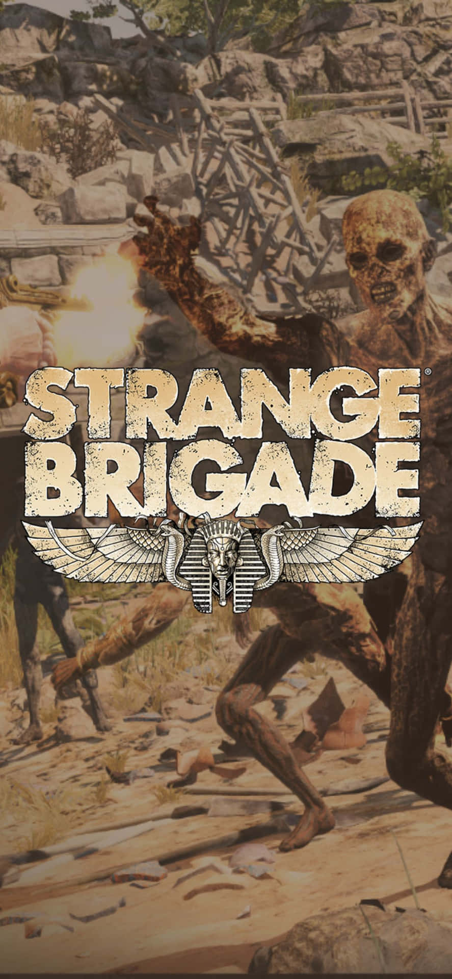 Skeleton Zombies Running Iphone X Strange Brigade Background