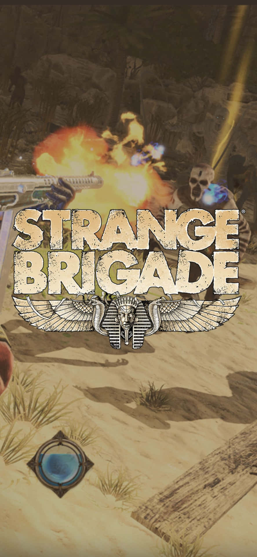 Character Shooting Zombie Iphone X Strange Brigade Background