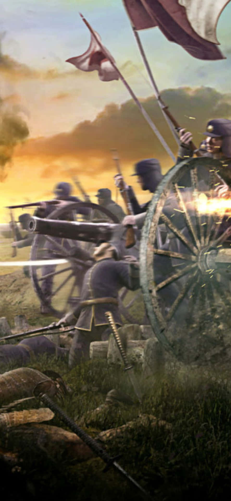 Iphonex Total War Shogun 2 Bakgrundsbild.