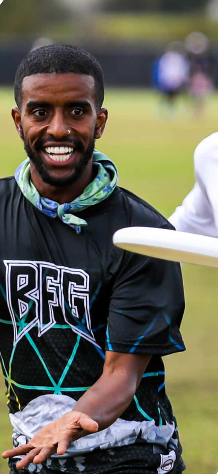 Iphone X Ultimate Frisbee Background Smiling