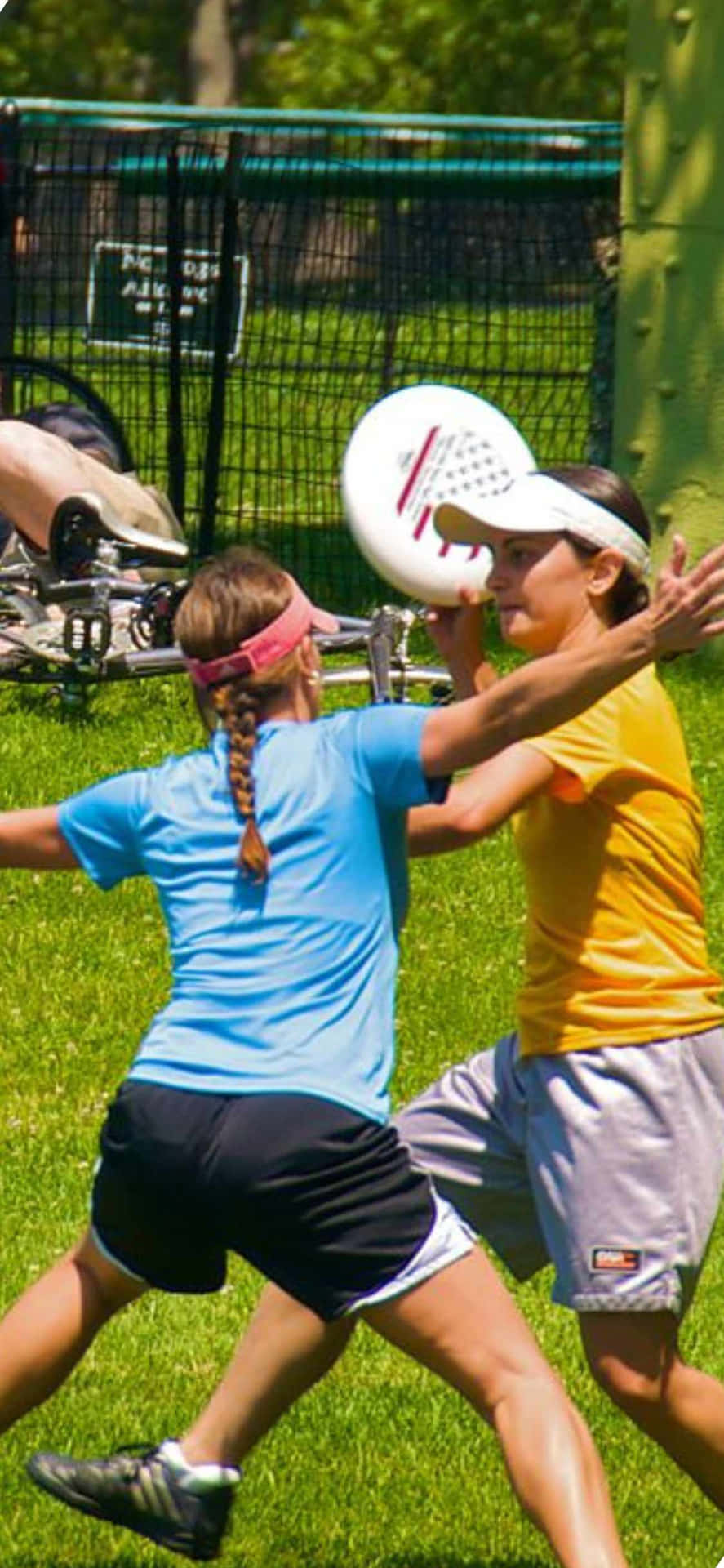 Sfondoiphone X Per Ultimate Frisbee Con Blocchi