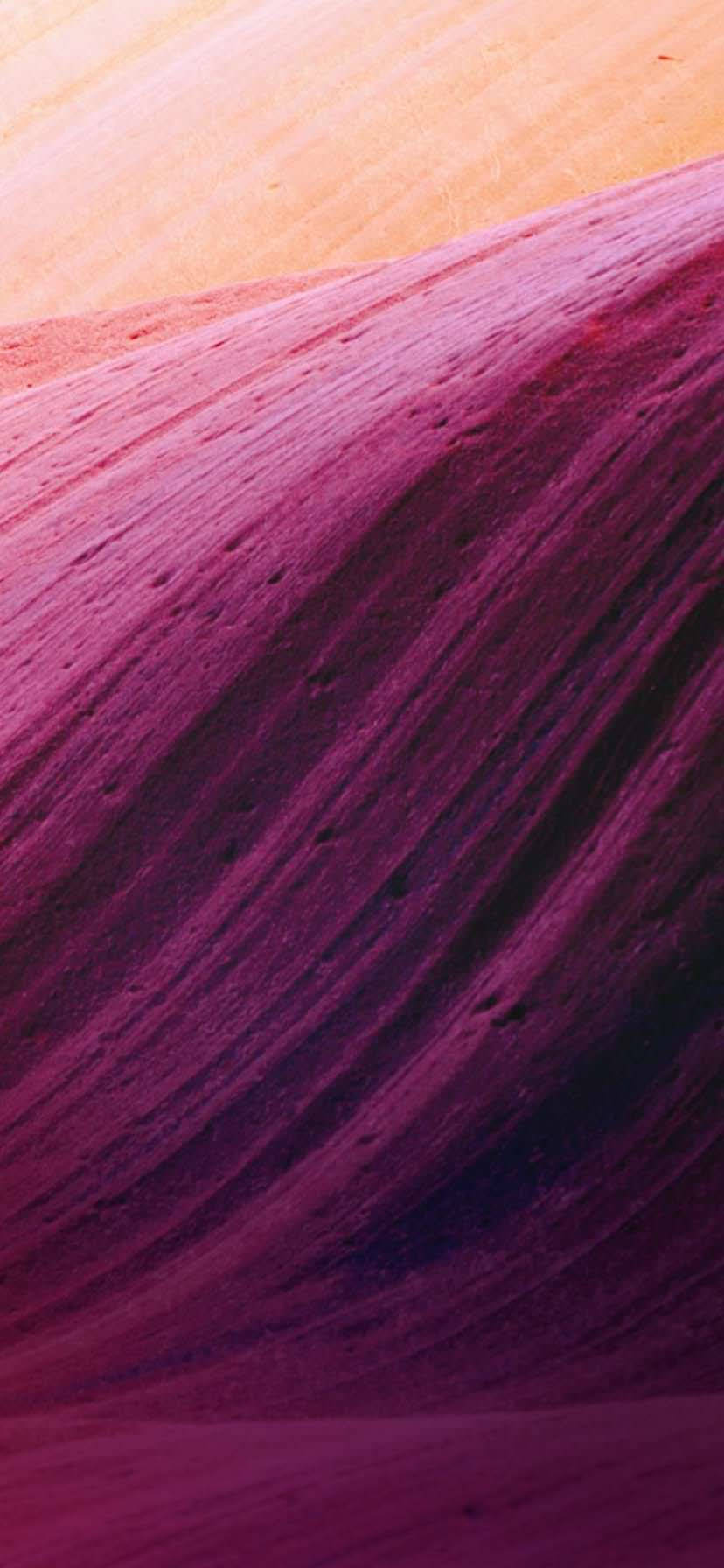 Iphone Xr Beige Purple Curves Background