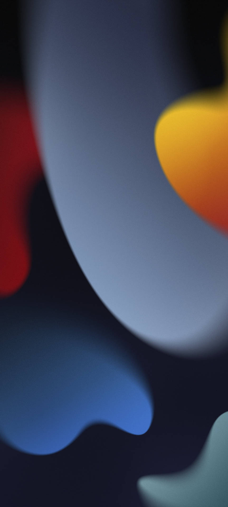 Iphone Xr Red Colored Blobs Background